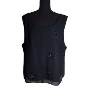 Dela-Jo By Lida Beaded Shell 3X Black